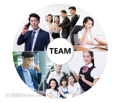 商務(wù)團(tuán)隊(duì)拼貼 構(gòu)建高效商務(wù)服務(wù)的藝術(shù)與科學(xué)